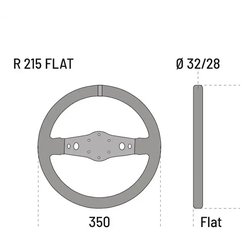 SPARCO závodní volant R 215 FLAT - SEMIŠ