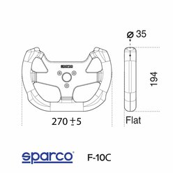 SPARCO závodní volant F-10 C