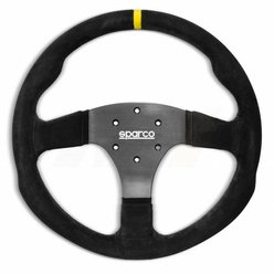 SPARCO závodní volant P330 broušená kůže - semiš